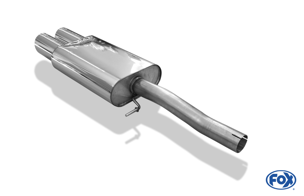 Mini Cooper S - F56 & F57 Endschalldämpfer Ausgang mittig - 2x100 Typ 25