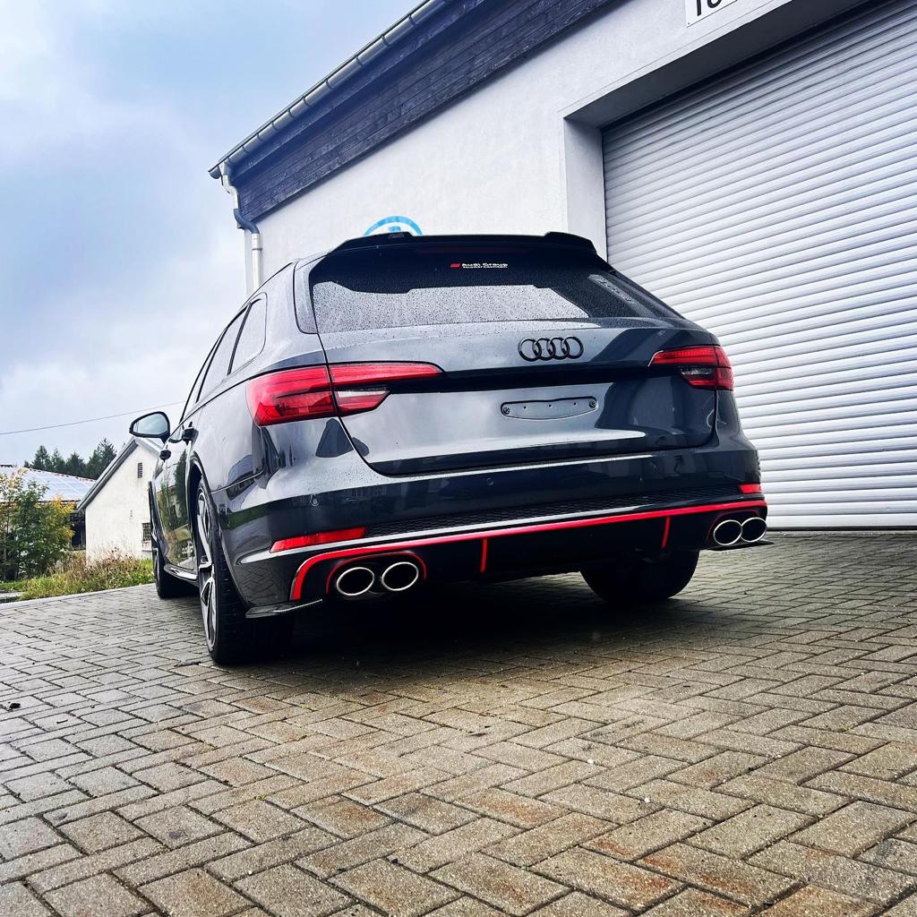 Audi S4 - B9 Endschalldämpfer rechts/links mit Abgasklappen, Mittelschalldämpfer und Vorschalldämpfer - 2x106x71 Typ 44 rechts/links Audi S4 - B9 Endschalldämpfer rechts/links mit Abgasklappen, Mittelschalldämpfer und Vorschalldämpfer - 2x106x71 Typ 44 rechts/links