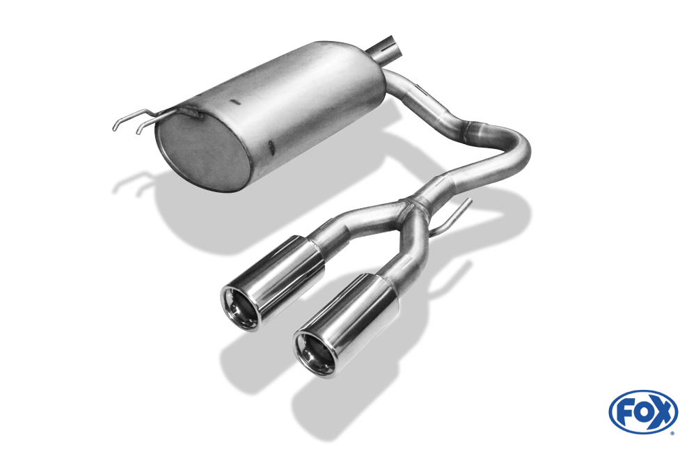 Renault Twingo C06 Endschalldämpfer Ausgang mittig - 2x76 Typ 13 Renault Twingo C06 Endschalldämpfer Ausgang mittig - 2x76 Typ 13