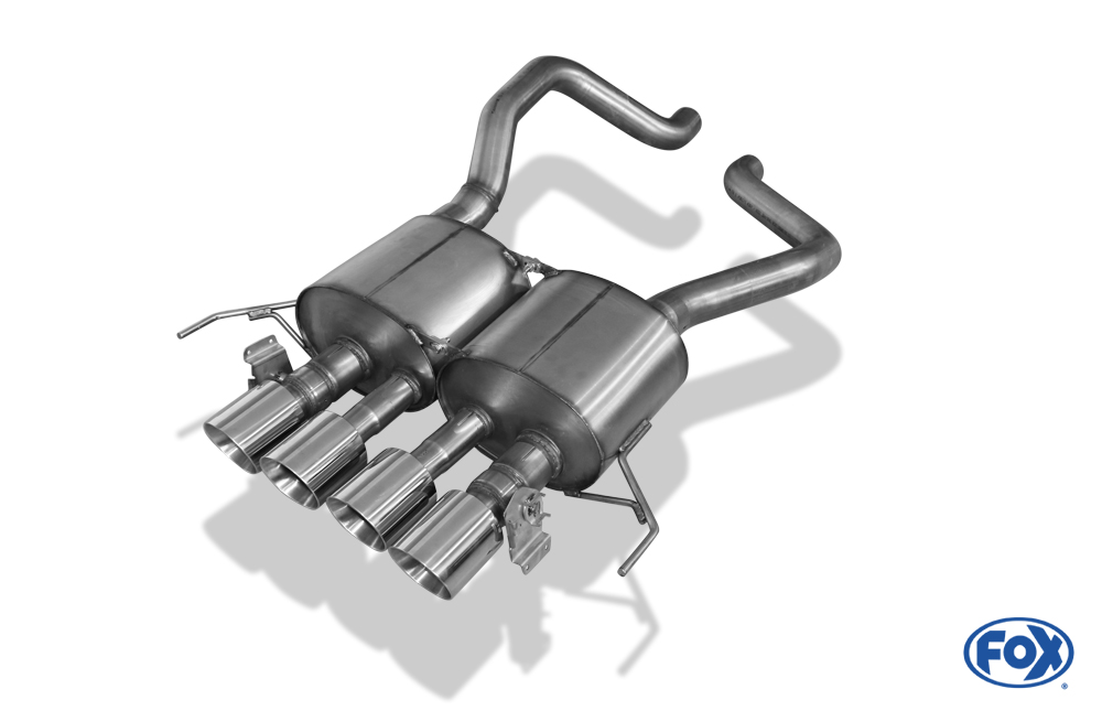 Corvette C7/ Z06 Endschalldämpfer Ausgang mittig - 4x100 Typ 25 mittig