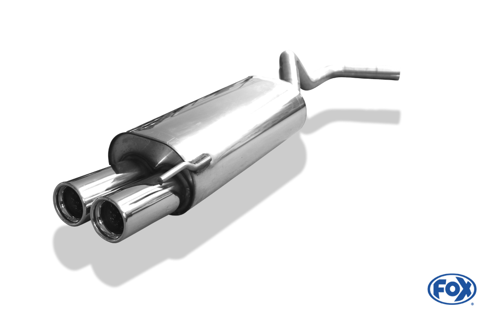 VW Polo 6N Endschalldämpfer Ø50mm - 2x76 Typ 13 VW Polo 6N Endschalldämpfer Ø50mm - 2x76 Typ 13