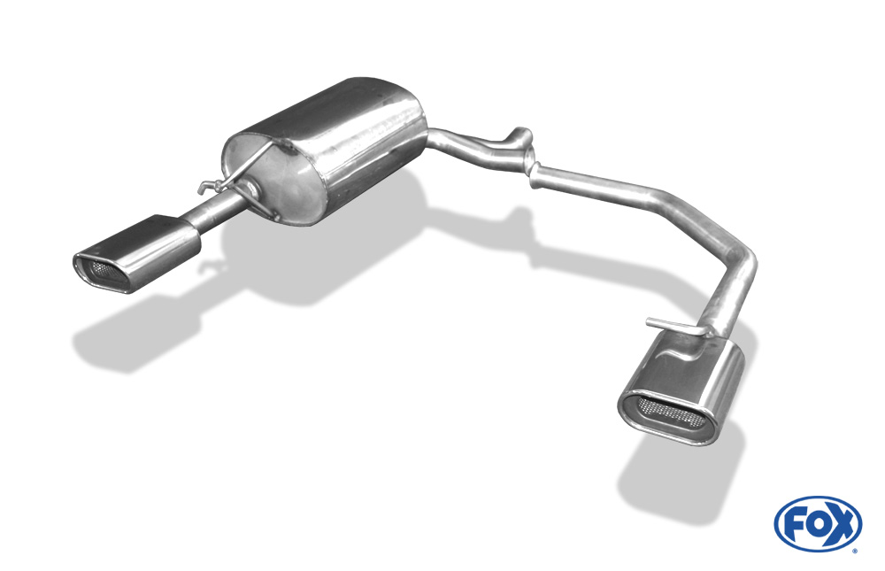 Skoda Octavia 1U 4x4 Endschalldämpfer Ausgang rechts/links - 135x80 Typ 53 rechts/links
