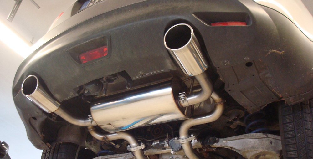 Infiniti FX30d Endschalldämpfer quer Ausgang rechts/links - 129x106 Typ 32 rechts/links