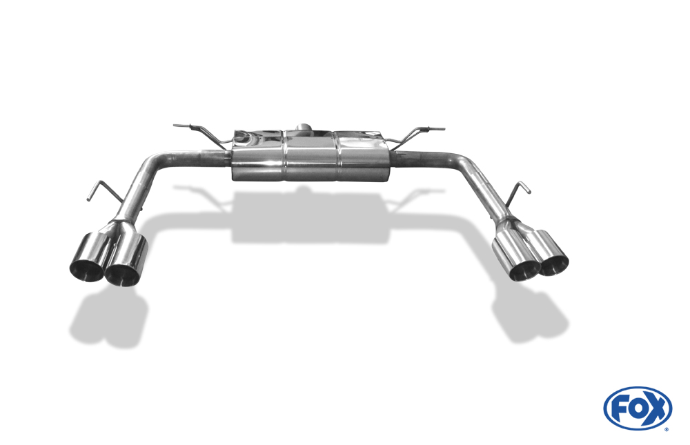 Ford Focus IV Turnier/ Kombi ST-Look Endschalldämpfer Ausgang rechts/links - 2x80 Typ 25 rechts/links Ford Focus IV Turnier/ Kombi ST-Look Endschalldämpfer Ausgang rechts/links - 2x80 Typ 25 rechts/links