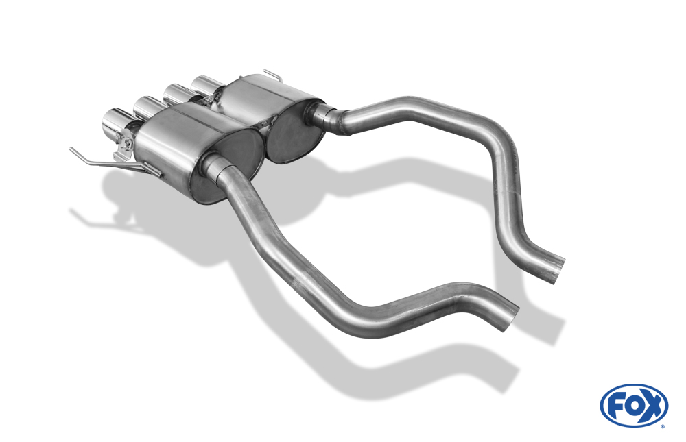 Corvette C7/ Z06 Endschalldämpfer Ausgang mittig - 4x100 Typ 25 mittig