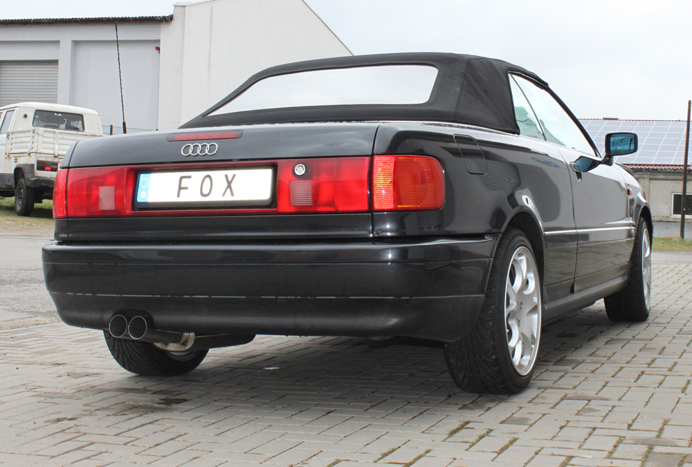 Audi 80/90 - Typ 89, B3 Limousine/ Coupe/ 80 B4 - Cabrio Endschalldämpfer - 2x76 Typ 10 Audi 80/90 - Typ 89, B3 Limousine/ Coupe/ 80 B4 - Cabrio Endschalldämpfer - 2x76 Typ 10