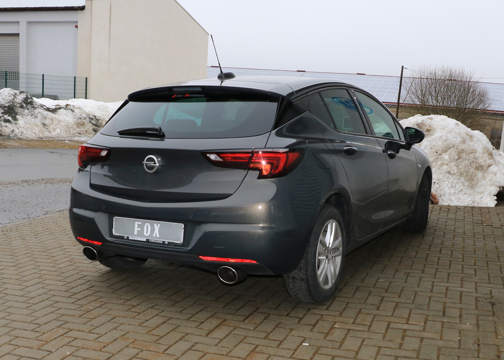 Opel Astra K Schrägheck Endschalldämpfer quer Ausgang rechts/links - 129x106 Typ 32 rechts/links Opel Astra K Schrägheck Endschalldämpfer quer Ausgang rechts/links - 129x106 Typ 32 rechts/links