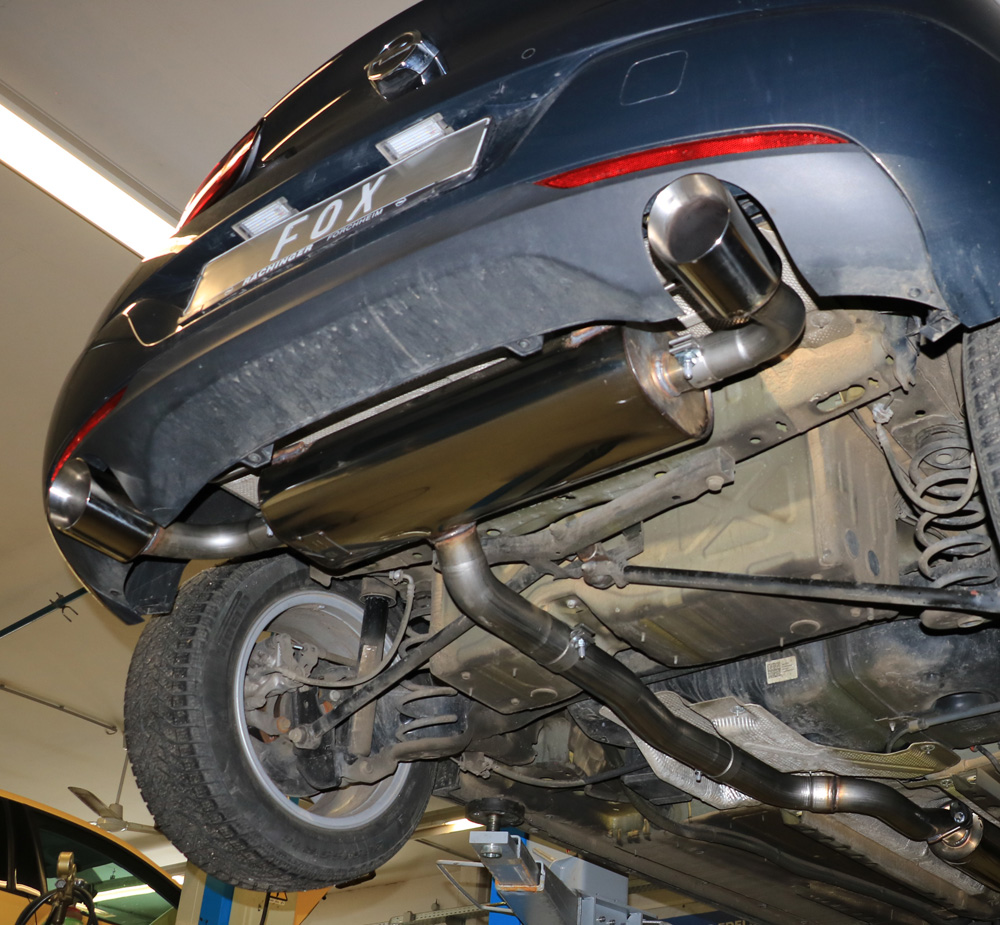 Opel Astra K Schrägheck Endschalldämpfer quer Ausgang rechts/links - 1x100 Typ 25 rechts/links