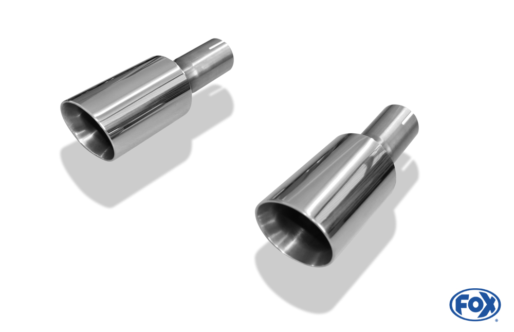 Renault Laguna III Coupe Endrohrpaar passend auf original Endschalldämpfer - 1x90 Typ 25 rechts/links