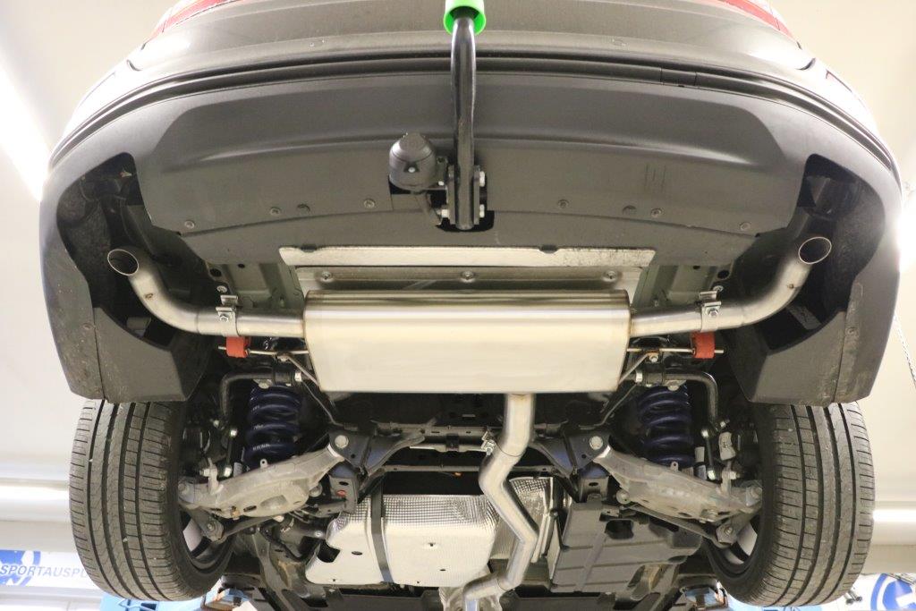 Mondeo V Schrägheck/ Turnier/ Stufenheck Endschalldämpfer quer Ausgang rechts/links - Ausgang der Endrohre hinter der originalen Stoßstange Mondeo V Schrägheck/ Turnier/ Stufenheck Endschalldämpfer quer Ausgang rechts/links - Ausgang der Endrohre hinter der originalen Stoßstange