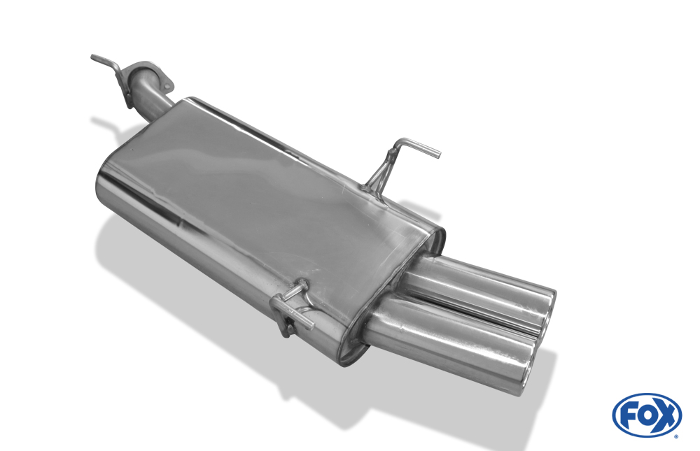 Opel Vectra B - Bj. 94`-9/99` Endschalldämpfer Ø55mm - 2x80 Typ 13 Opel Vectra B - Bj. 94`-9/99` Endschalldämpfer Ø55mm - 2x80 Typ 13