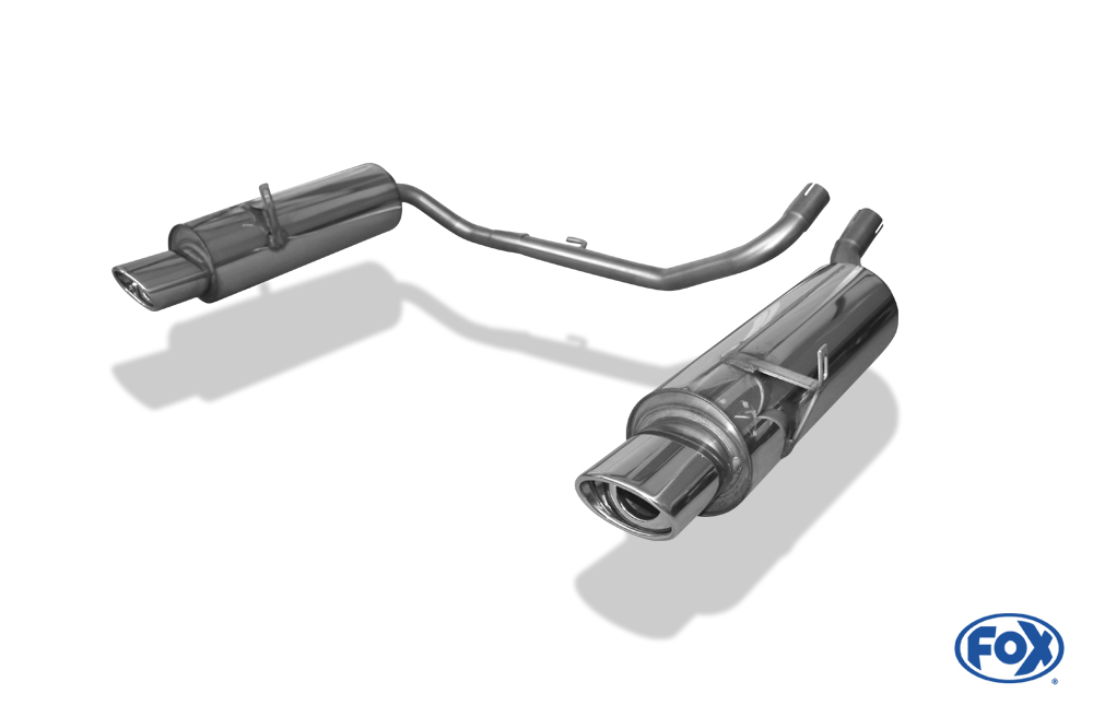 Ford Escape/ Maverick Typ 1N2/ Mazda Tribute EP2 Endschalldämpfer rechts/links - 115x85 Typ 33 rechts/links