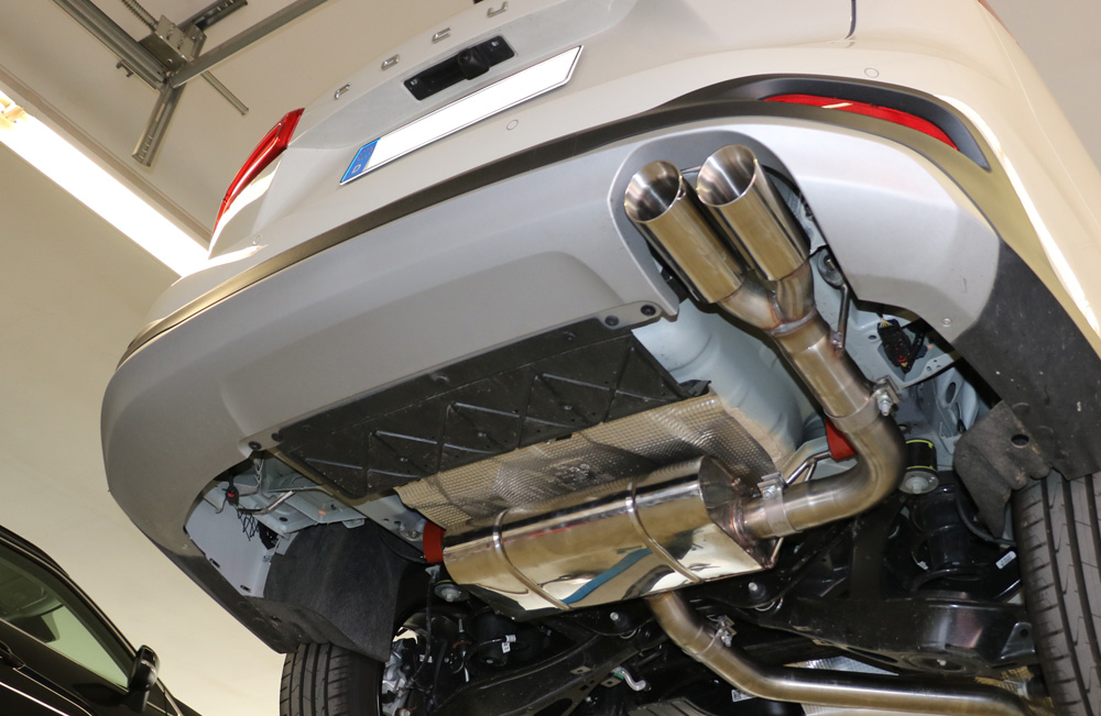 Ford Focus IV Turnier/ Kombi Endschalldämpfer Ausgang rechts - 2x80 Typ 25