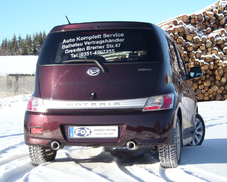 Daihatsu Materia Endschalldämpfer rechts/links - 1x90 Typ 13 rechts/links Daihatsu Materia Endschalldämpfer rechts/links - 1x90 Typ 13 rechts/links