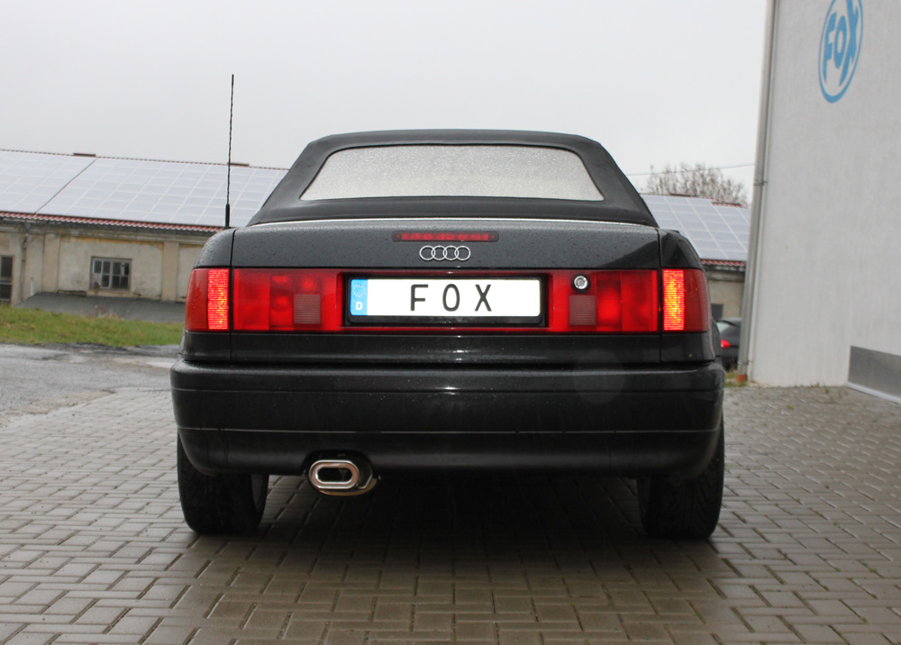 Audi 80/90 - Typ 89, B3 Limousine/ Coupe/ 80 B4 - Cabrio Endschalldämpfer - 135x80 Typ 53