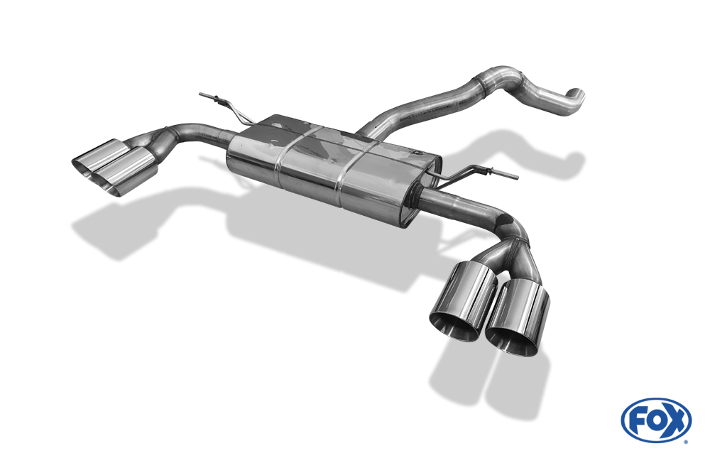 Ford Focus IV ST-Line - starre Hinterachse Endschalldämpfer Ausgang rechts/links - 2x90 Typ 25 rechts/links Ford Focus IV ST-Line - starre Hinterachse Endschalldämpfer Ausgang rechts/links - 2x90 Typ 25 rechts/links