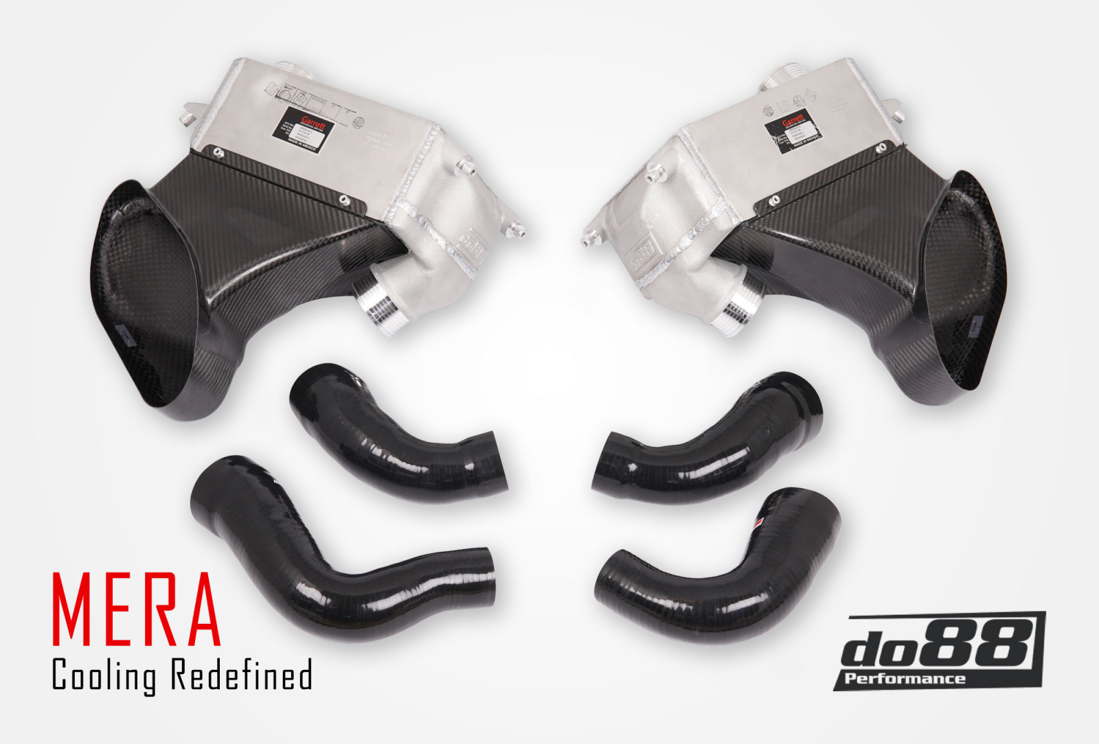 Porsche 911 Carrera (991.2) Ladeluftkühler-kit MERA für do88 Y-Rohr Porsche 911 Carrera (991.2) Ladeluftkühler-kit MERA für OEM Y-Rohr