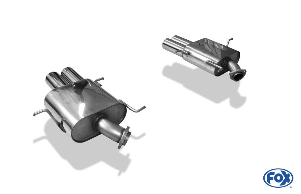 Maserati 3200GT Endschalldämpfer rechts/links - 2x80 Typ 12 rechts/links