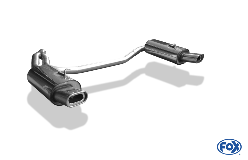 Volvo C70 I - Coupe & Cabrio Endschalldämpfer Ausgang rechts/links - 135x80 Typ 53 rechts/links