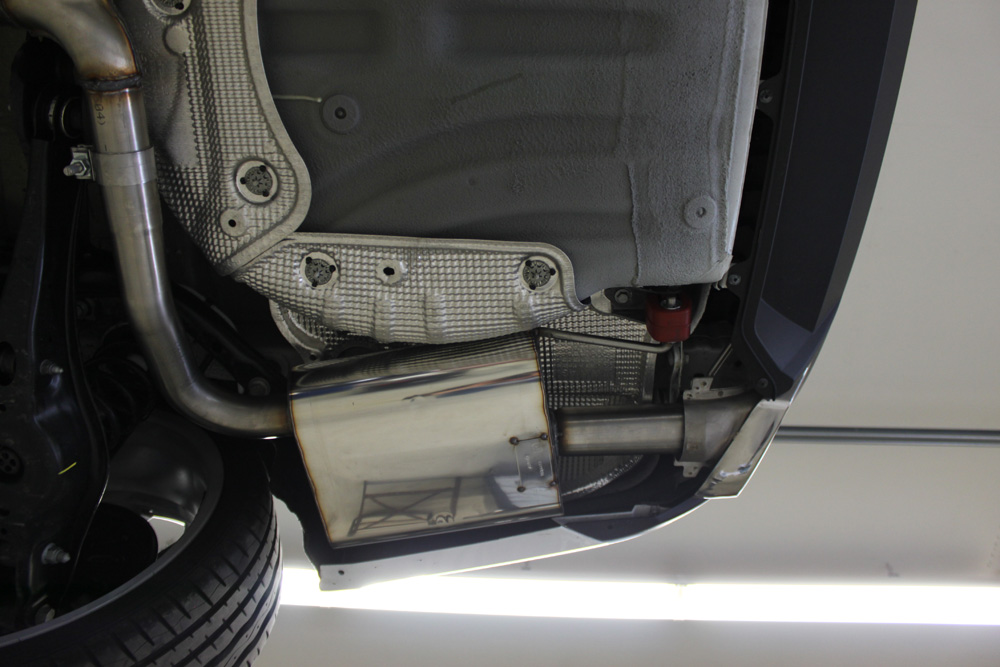 Skoda Octavia 5E RS - TSI mit und ohne OPF Endschalldämpfer rechts/links - Austritt der Endrohre in den originalen Endrohren