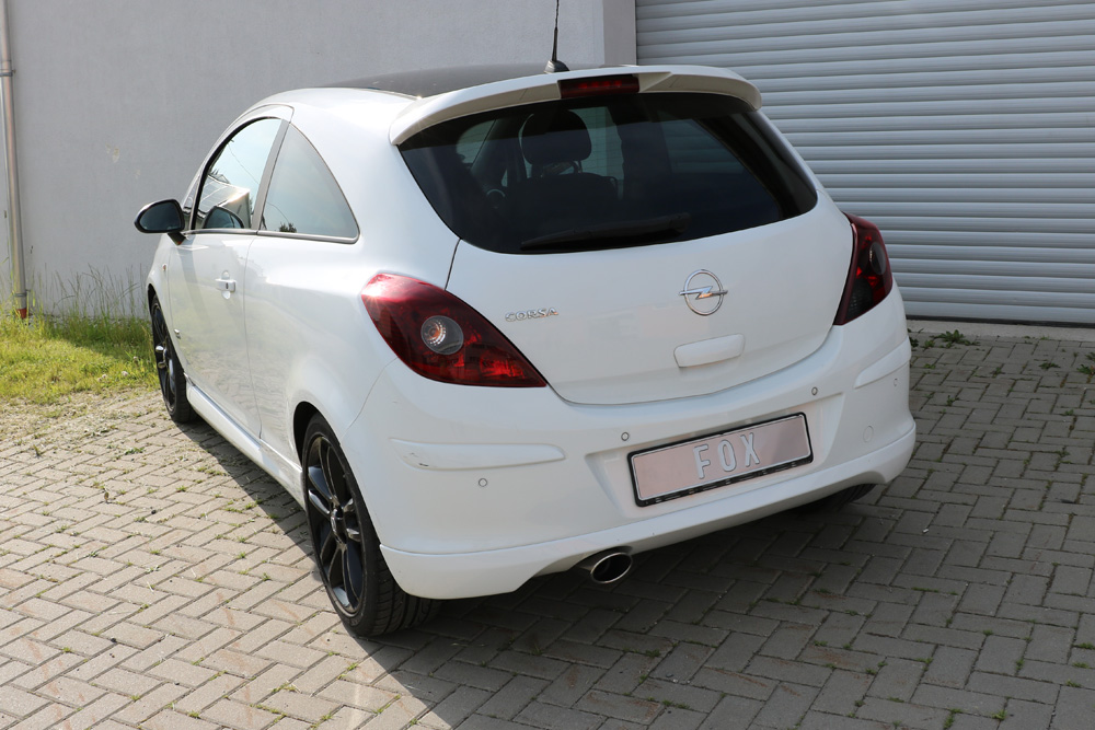 Opel Corsa D - Sportheck und OPC Line Endschalldämpfer - 115x85 Typ 32