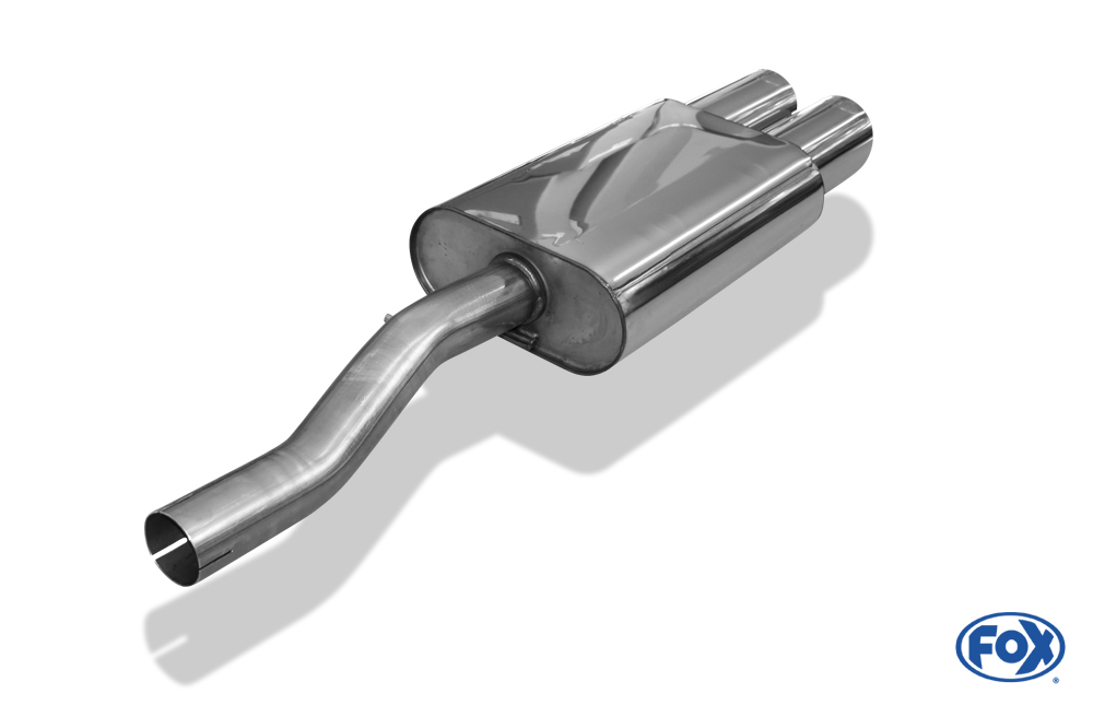 Mini Cooper S - F56 & F57 Endschalldämpfer Ausgang mittig - 2x100 Typ 25