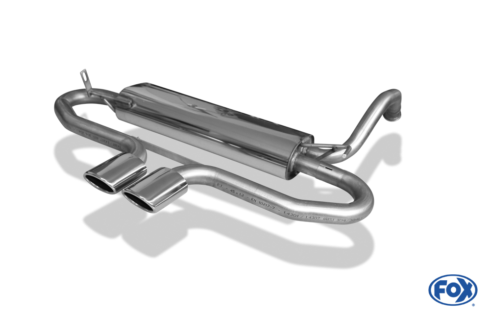 CitroenC1/ Peugeot 107/ Toyota Aygo Endschalldämpfer Ausgang mittig - 2x86x54 Typ 32 CitroenC1/ Peugeot 107/ Toyota Aygo Endschalldämpfer Ausgang mittig - 2x86x54 Typ 32