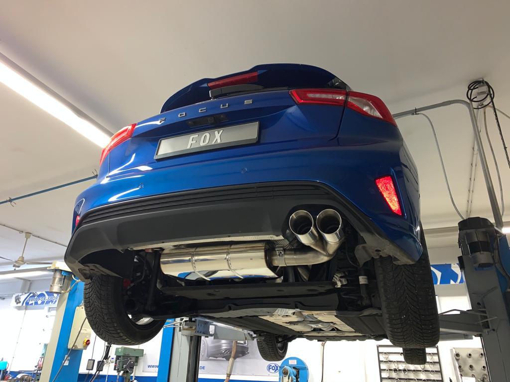 Ford Focus IV ST-Line - starre Hinterachse Endschalldämpfer Ausgang rechts - 2x90 Typ 25