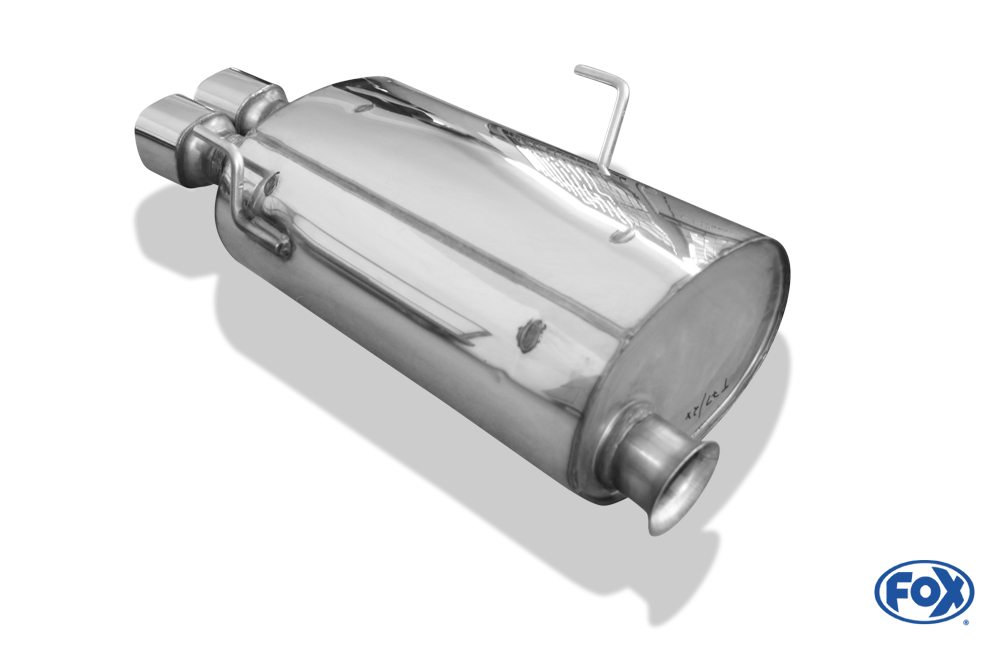 Peugeot 406 Break Endschalldämpfer - 2x88x79 Typ 71