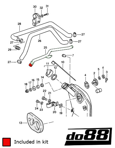 Porsche 930 Turbo Ölschläuche