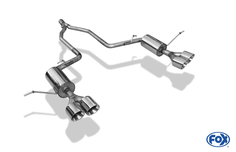 Jeep Grand Cherokee WKII ab 2014 Endschalldämpfer rechts/links - 2x100 Typ 25 rechts/links