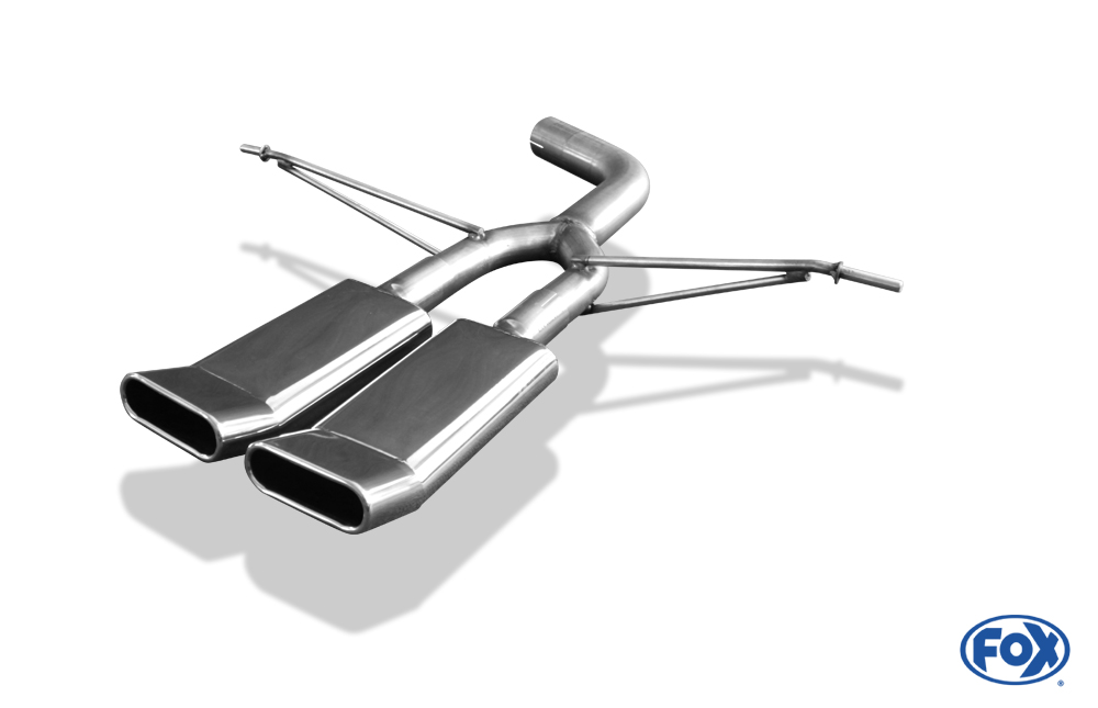 VW Touran - 1T3 Endrohr Ausgang mittig - 2x130x50 Typ 56