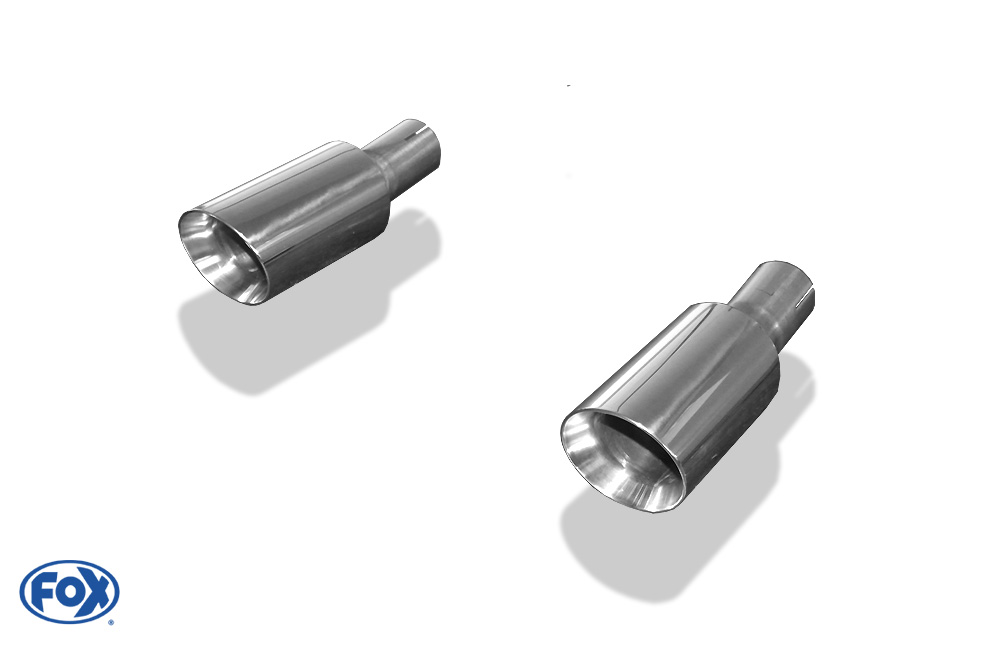 Renault Laguna III Coupe Endrohrpaar passend auf original Endschalldämpfer - 1x90 Typ 25 rechts/links Renault Laguna III Coupe Endrohrpaar passend auf original Endschalldämpfer - 1x90 Typ 25 rechts/links