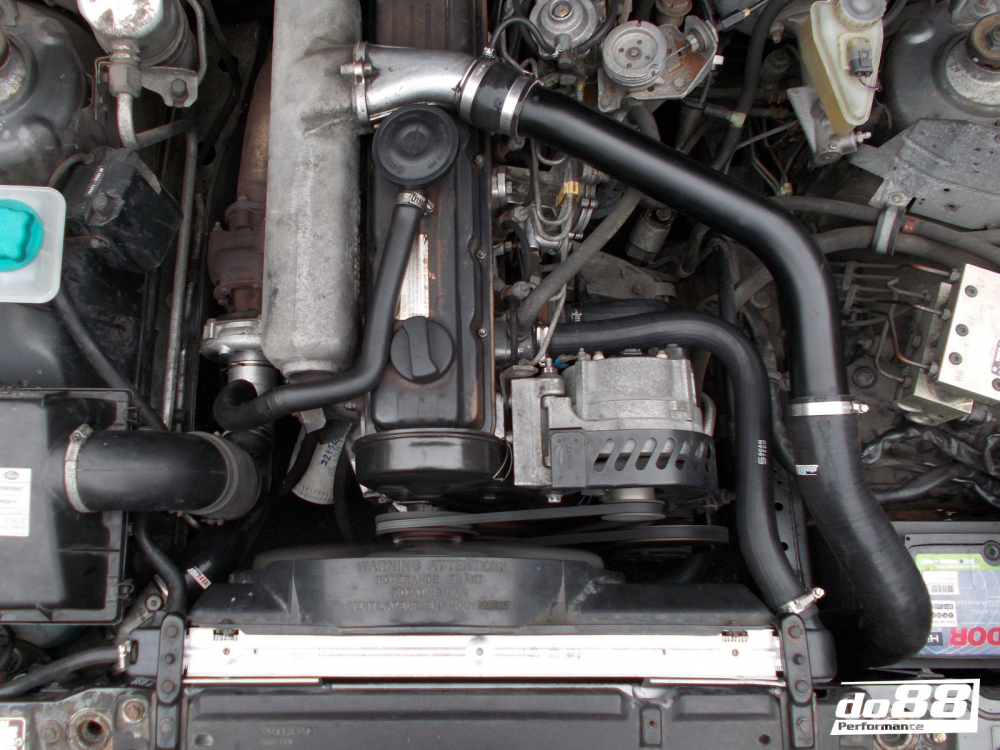 Volvo 740 760 780 940 960 D24 TIC Druckschläuchen Schwarz