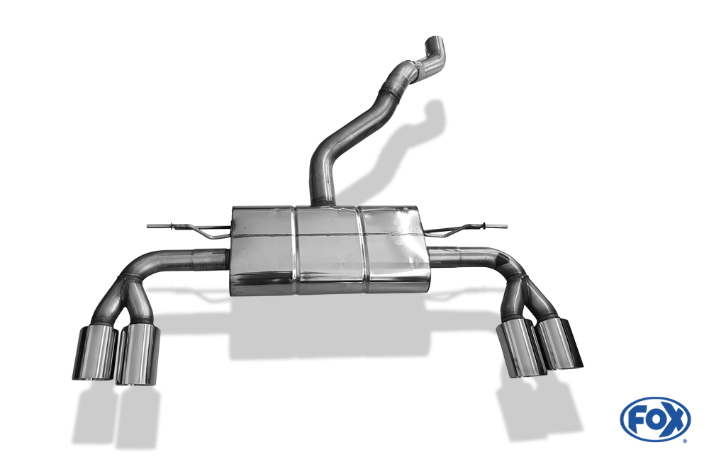 Ford Focus IV ST-Line - starre Hinterachse Endschalldämpfer Ausgang rechts/links - 2x90 Typ 25 rechts/links