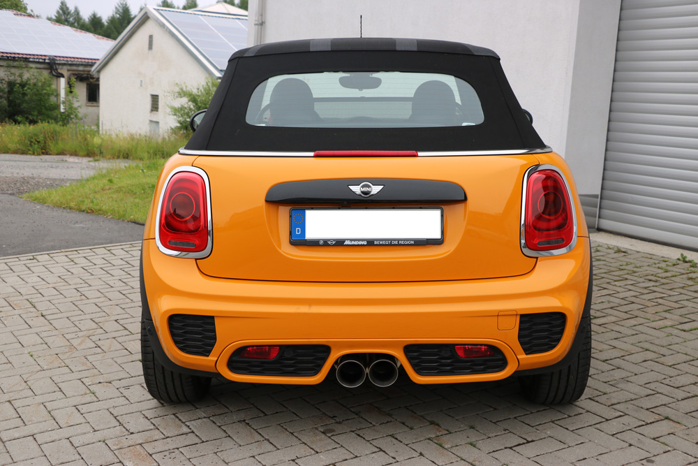 Mini Cooper S - F56 & F57 Endschalldämpfer Ausgang mittig - 2x100 Typ 25