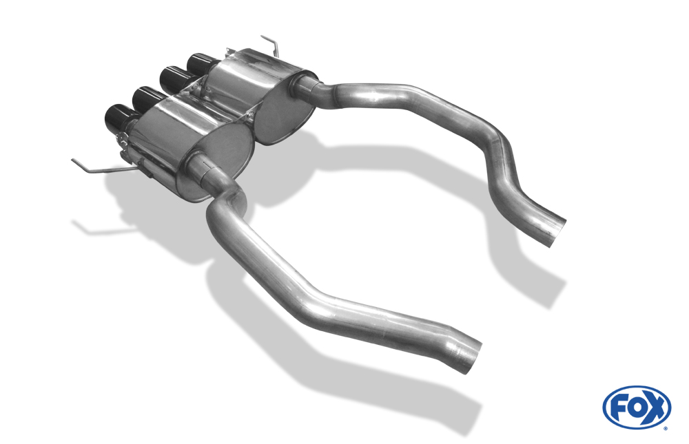 Corvette C7/ Z06 Endschalldämpfer Ausgang mittig - 4x100 Typ 25 mittig SCHWARZ Corvette C7/ Z06 Endschalldämpfer Ausgang mittig - 4x100 Typ 25 mittig SCHWARZ