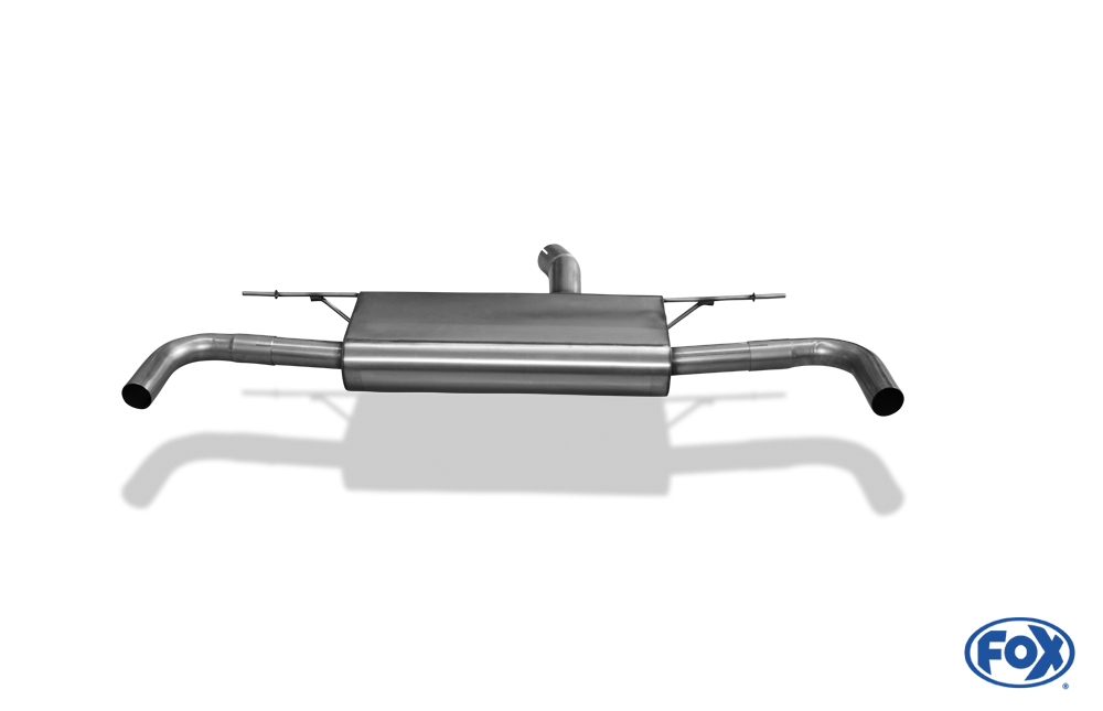 Mondeo V Schrägheck/ Turnier/ Stufenheck Endschalldämpfer quer Ausgang rechts/links - Ausgang der Endrohre in der originalen Stoßstange Mondeo V Schrägheck/ Turnier/ Stufenheck Endschalldämpfer quer Ausgang rechts/links - Ausgang der Endrohre in der originalen Stoßstange