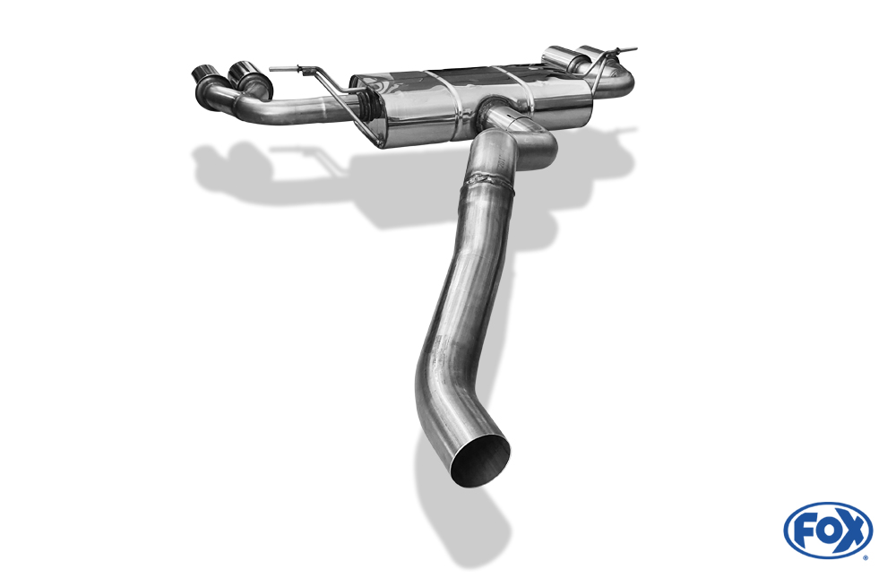 Ford Focus IV ST-Line - starre Hinterachse Endschalldämpfer Ausgang rechts/links - 2x90 Typ 25 rechts/links