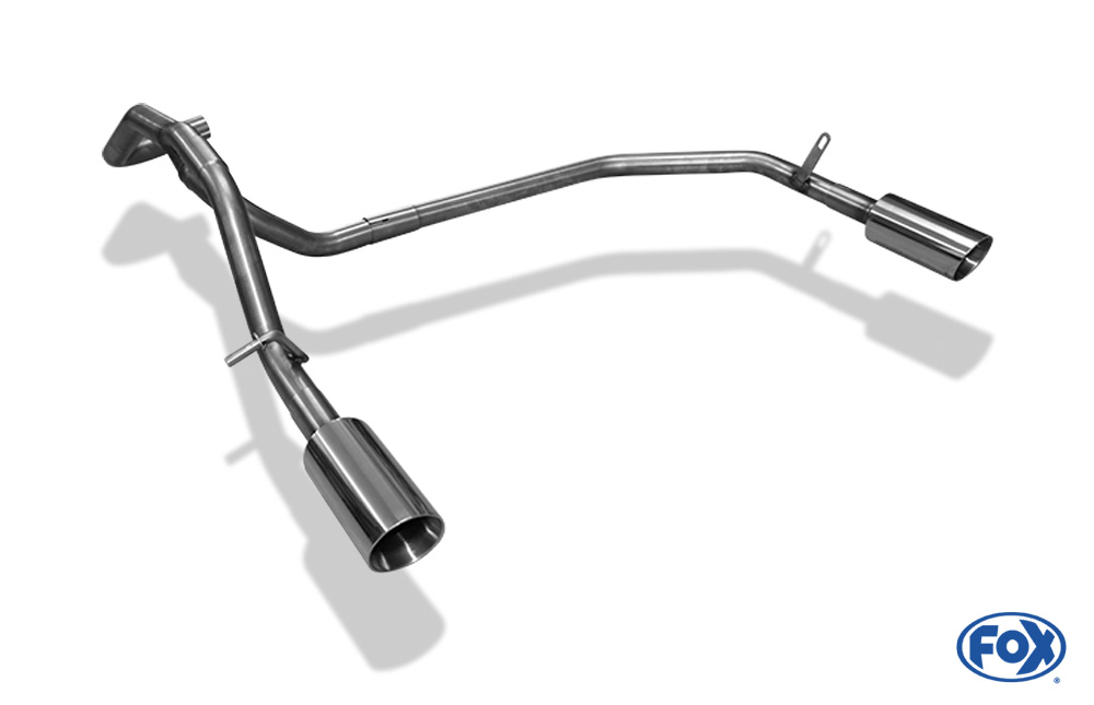 Seat Mii/ Skoda Citigo/ VW UP Endrohrsystem rechts/links passend auf originalen oder FOX-Endschalldämpfer - 1x80 Typ 25 rechts/links